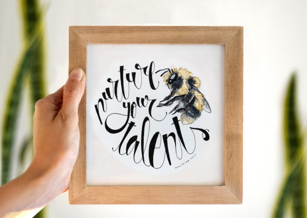 Abeille Animal Totem "Nurture your talents"
