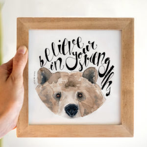 Ours Animal Totem "Believe in your strenghts"