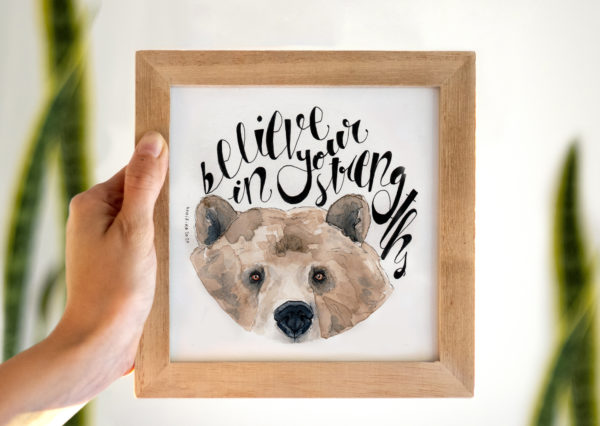 Ours Animal Totem "Believe in your strenghts"
