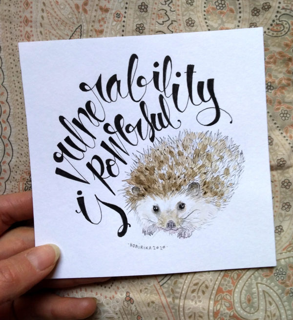 Hérisson Animal Totem "Vulnerability is powerful" – Image 2