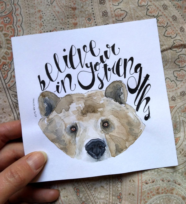 Ours Animal Totem "Believe in your strenghts" – Image 2