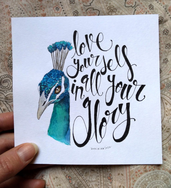 Paon Animal Totem "Love yourself in all your glory" – Image 2
