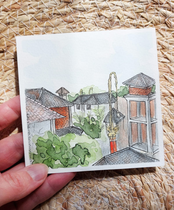 "Vue d'Ubud" ~ Mémoires de voyage Indonesie – Image 2