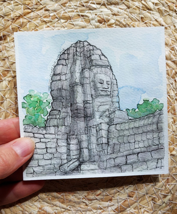 "La présence du temple Bayon d'Angkor" ~ Mémoires de voyage Cambodge – Image 2
