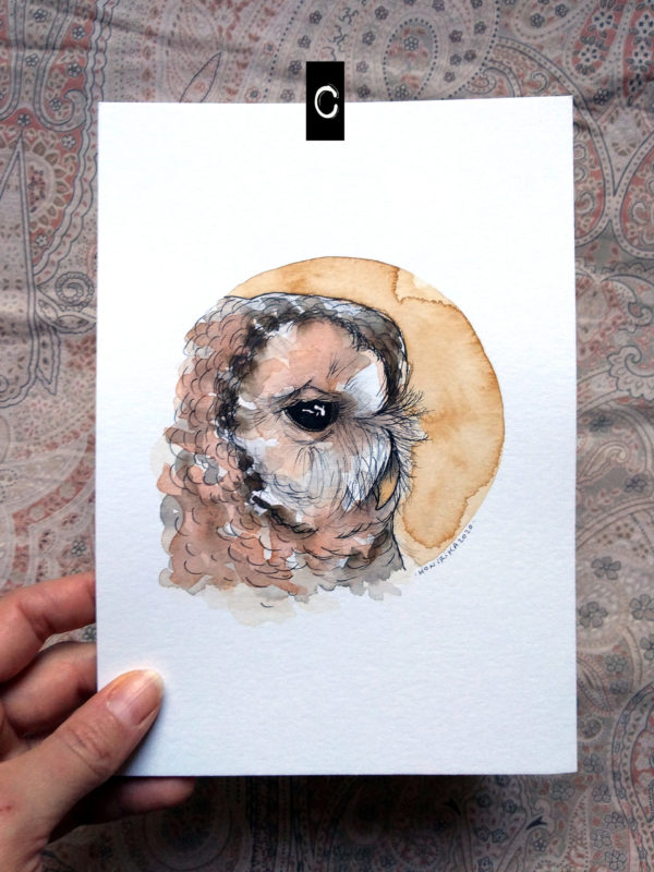 La chouette et la pleine Lune – Image 4