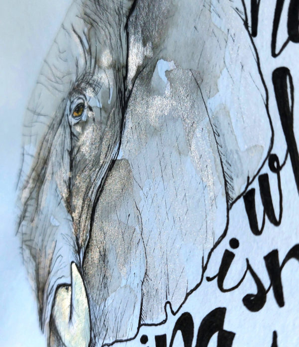 Eléphant Animal Totem "Hear what isn't being said" – Image 4