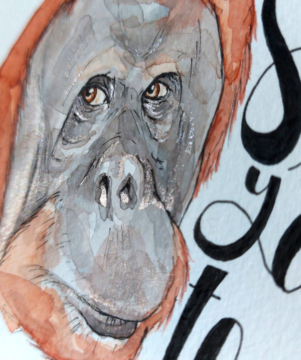 Orang-outan Animal Totem "Your soul is your teacher" – Image 4