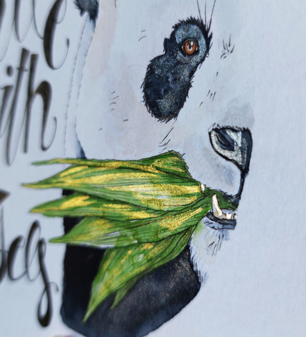 Panda Animal Totem "Be gentle with yourself" – Image 4