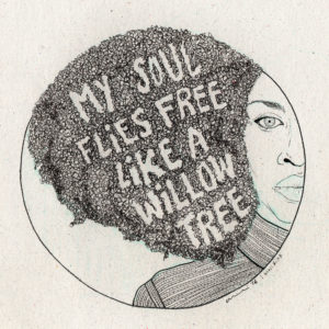 Erykah Badu : "My soul flies free like a willow tree"